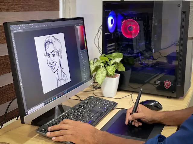 drawing on pc